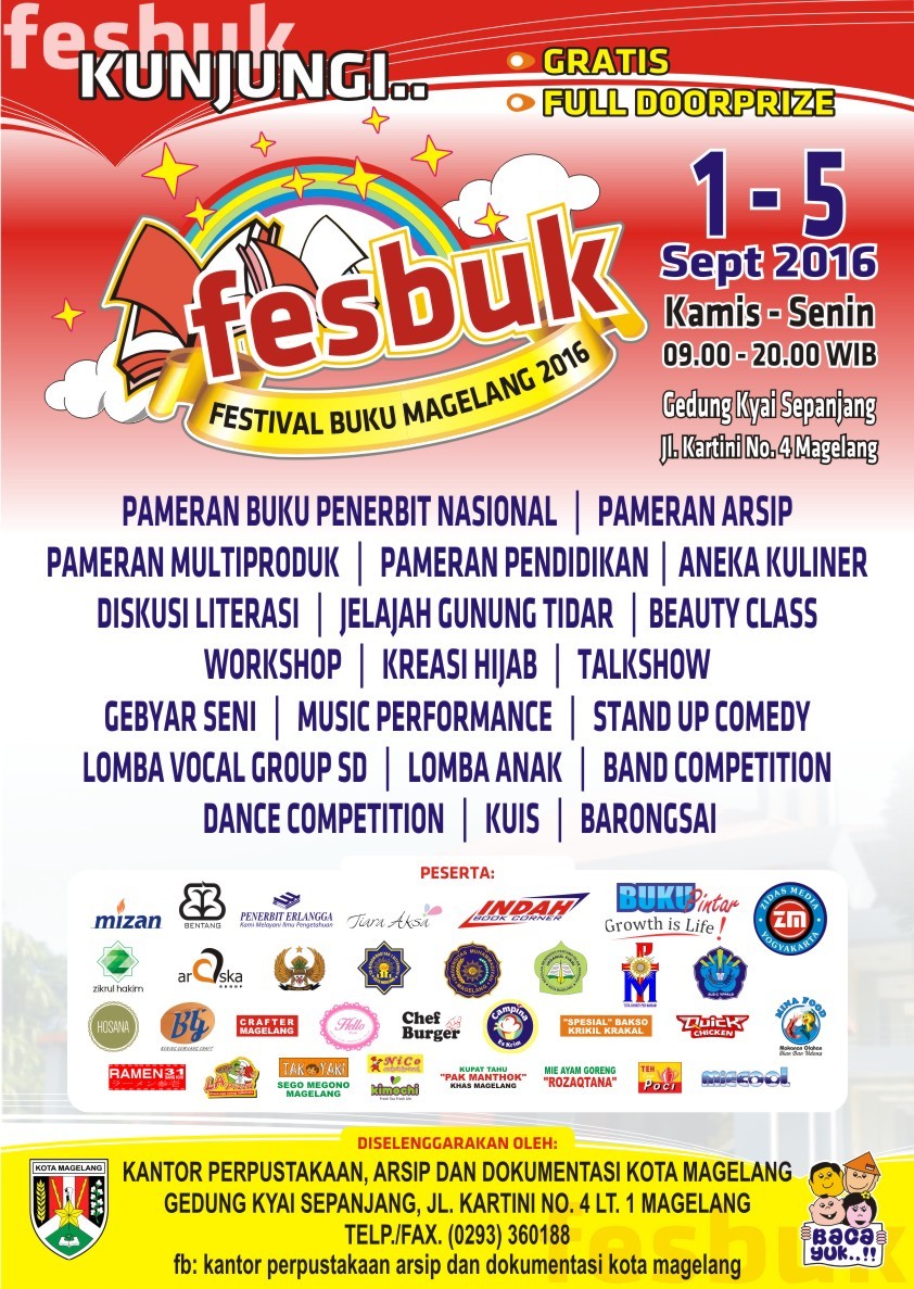 Festival Buku Kota Magelang 2016