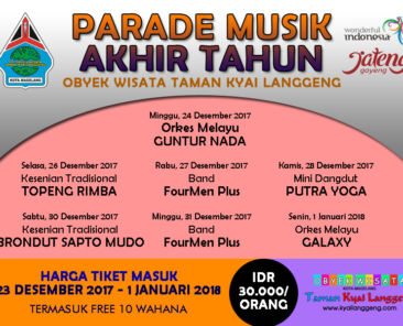 Parade Musik Akhir Tahun 2017 Taman Kyai Langgeng