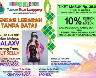 Hiburan Lebaran Taman Kyai Langgeng