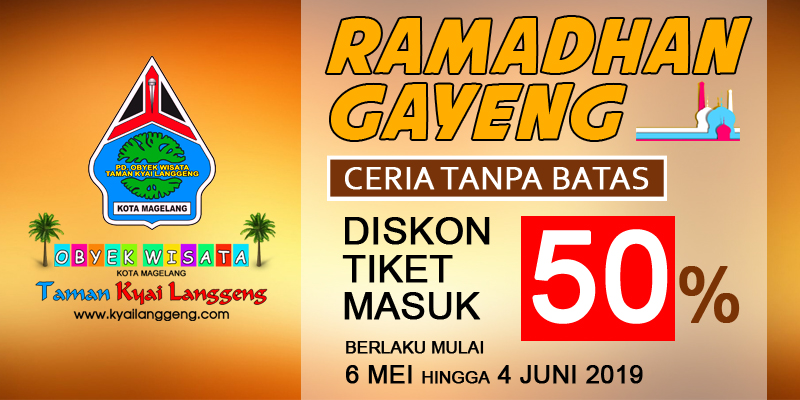 Diskon Tiket Masuk Ramadhan Taman Kyai Langgeng