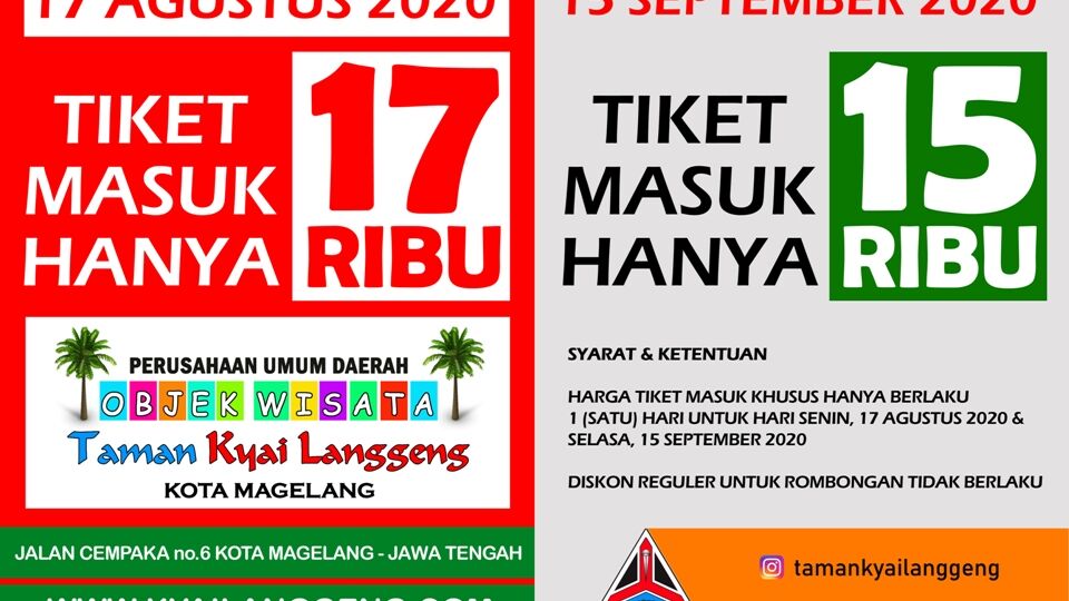 PROMO AGUSTUS SEPTEMBER TAMAN KYAI LANGGENG