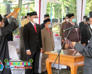 PELANTIKAN DIREKTUR TAMAN KYAI LANGGENG KOTA MAGELANG